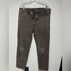 Abercrombie Dark Brown Straight Jeans